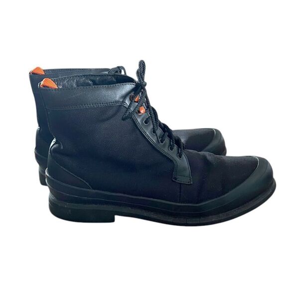 SWIMS Mens Black Non-Slip Water Resistant George Round Toe Chukka Boots 6 - Picture 3 of 8